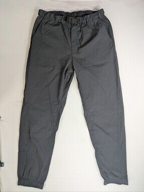 Goldwin Japan cordura Stretch Pants Nylon Belted Ripstop Tapered Trouser L Black